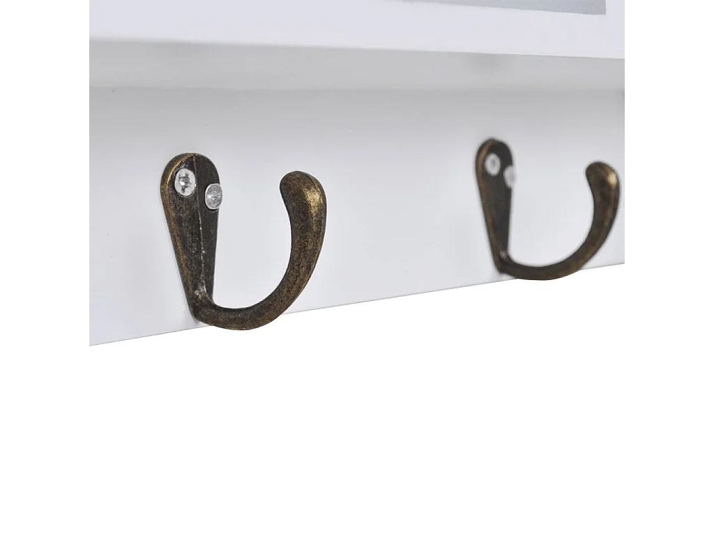 Armoire murale pour clés et bijoux avec portes et crochets OLA3937