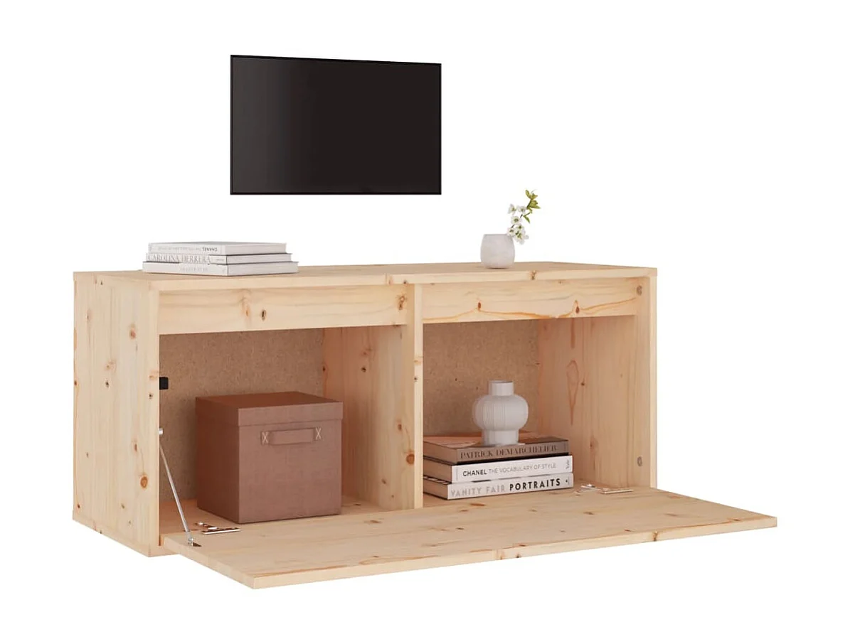 Armoire murale 80x30x35 cm Bois de pin massif OLA8112