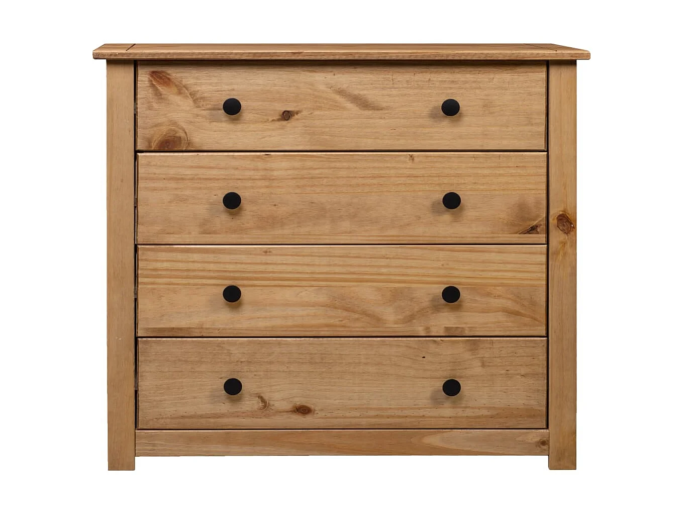 Armario auxiliar de madera de pino estilo Panamá 80x40x73 cm ES980461