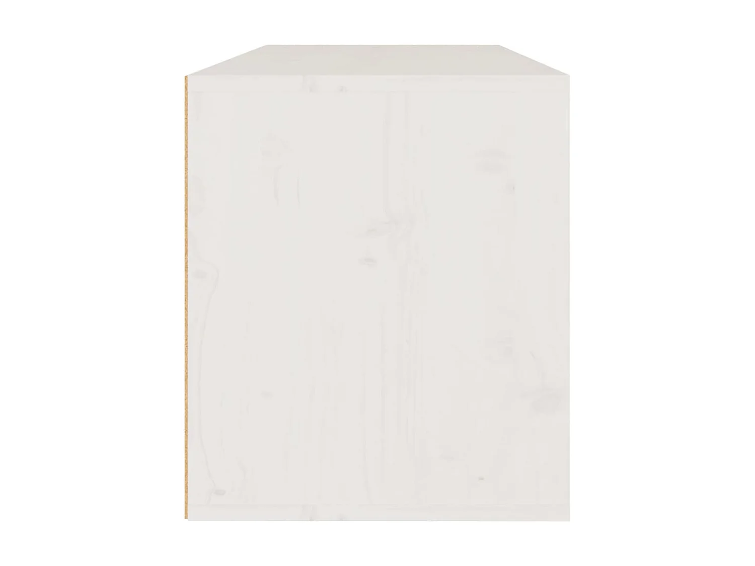 Armoire murale Blanc 80x30x35 cm Bois de pin massif OLA4997