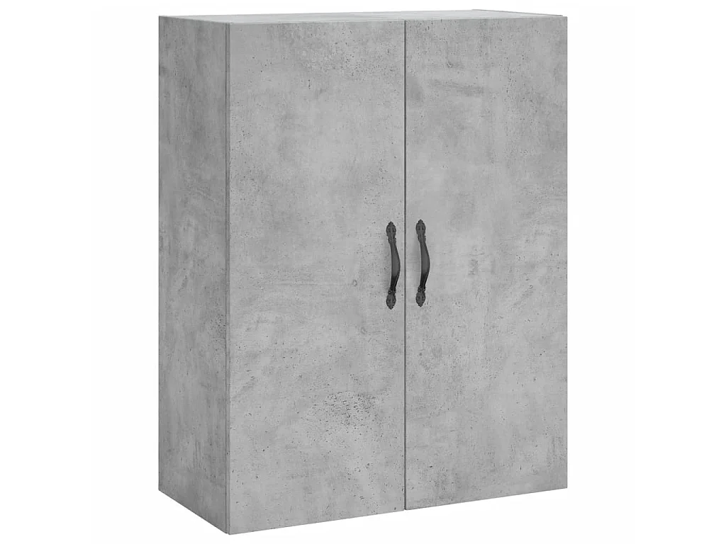 Móveis de parede 2 pcs derivados de madeira cinzento cimento PT675784