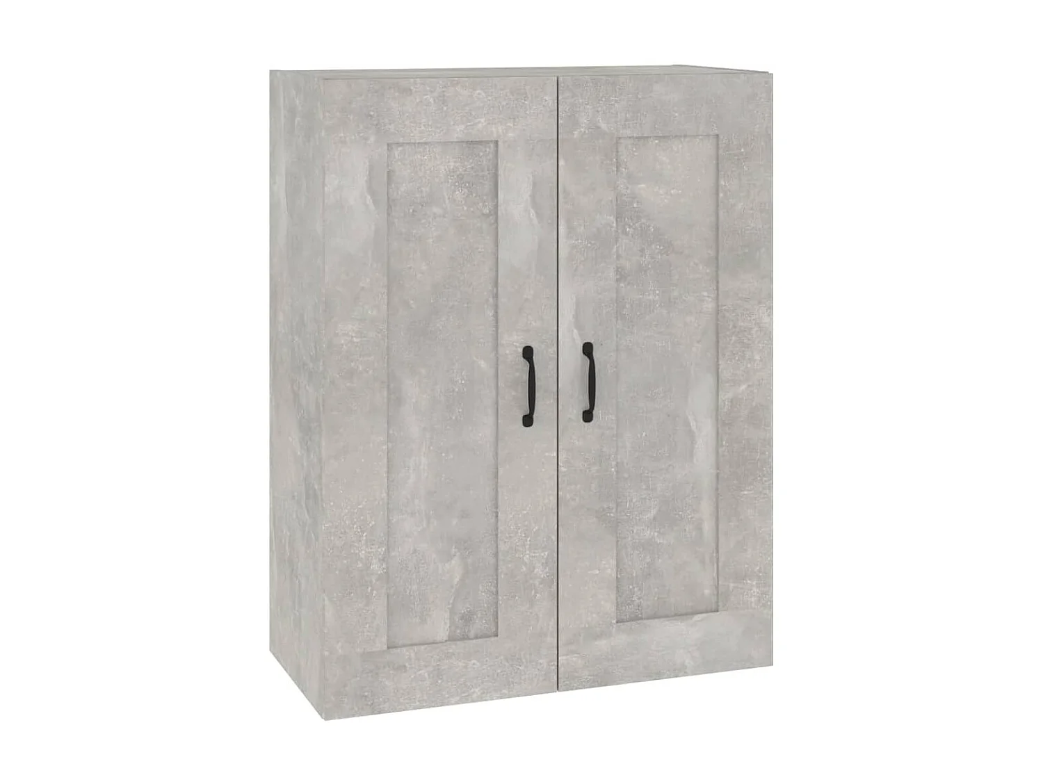 Armoire murale suspendue Gris béton 69,5x32,5x90 cm QWE68536