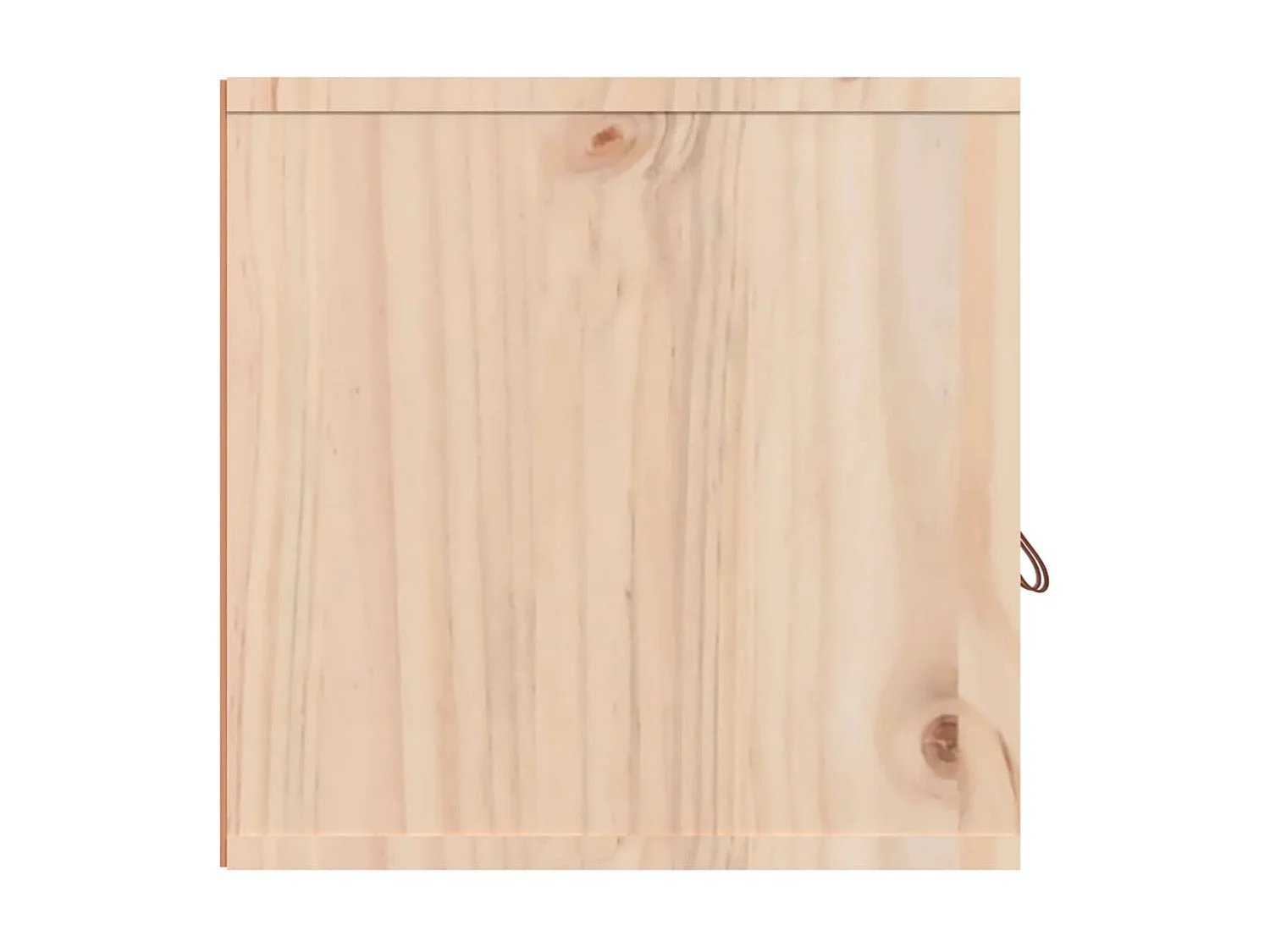 Armario de pared de madera maciza de pino 80x30x30 cm ES768578