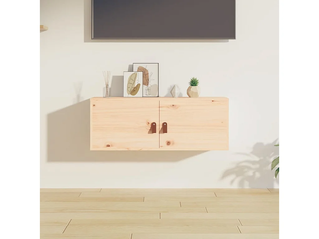 Armoire murale 80x30x30 cm Bois de pin massif OLA7920