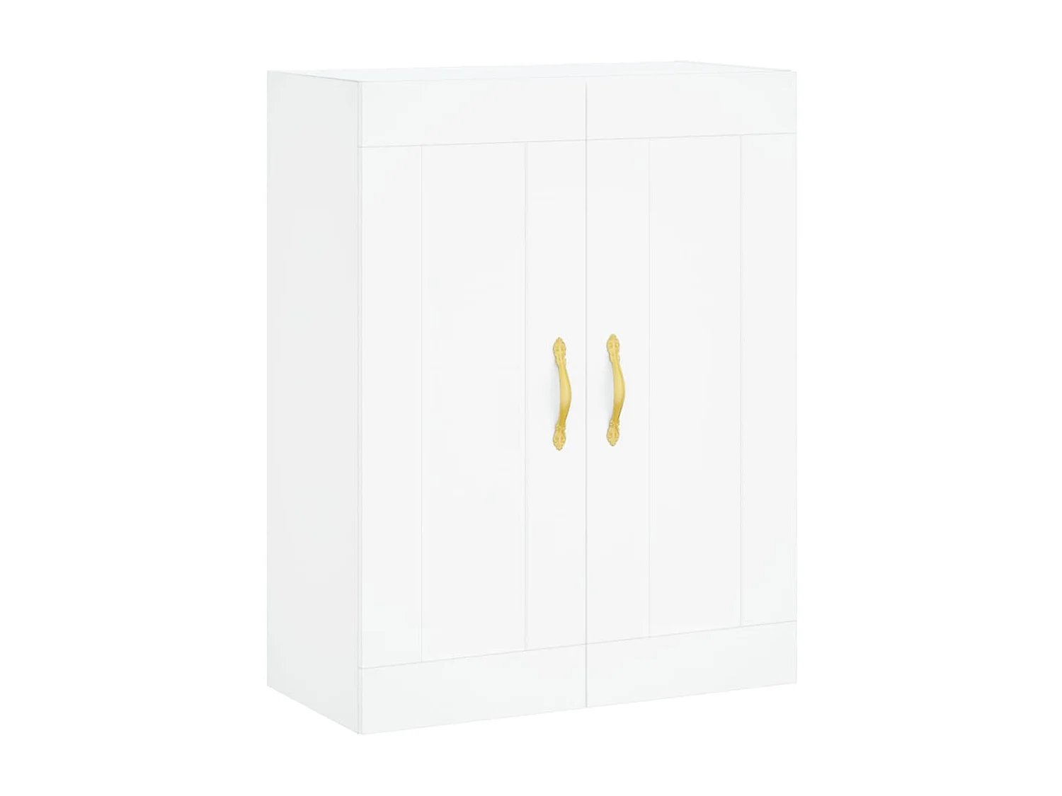 Armarios de pared 2 uds madera de ingeniería blanco ES830770