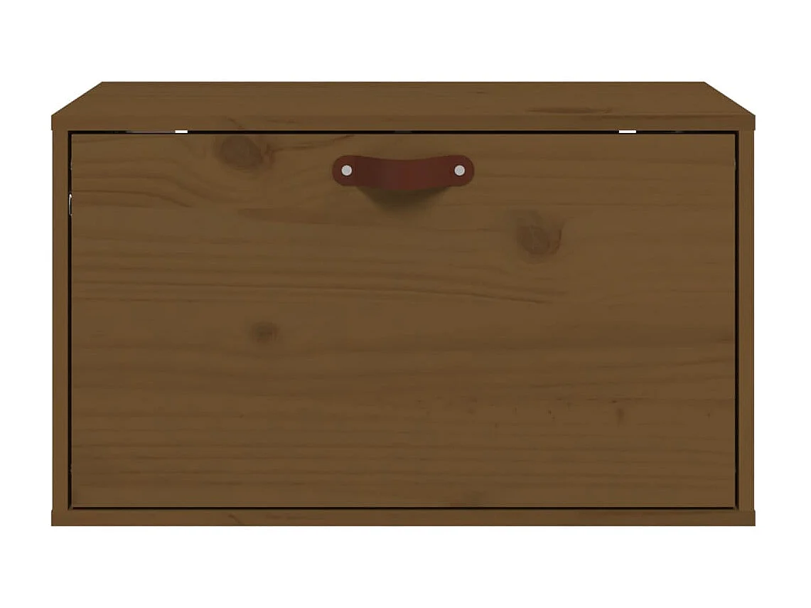 Armoire murale Marron miel 60x30x35 cm Bois de pin massif OLA8200