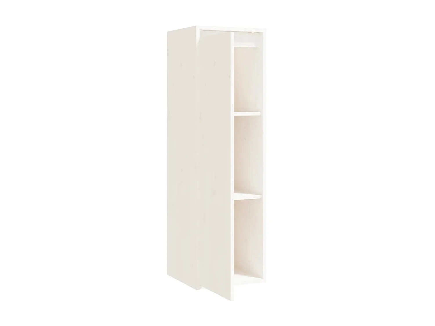 Armoire murale Blanc 30x30x100 cm Bois de pin massif OLA8834