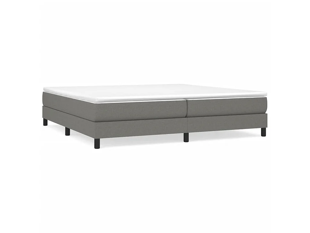 Cama tecido cinzento-escuro 200x200 cm PT908833