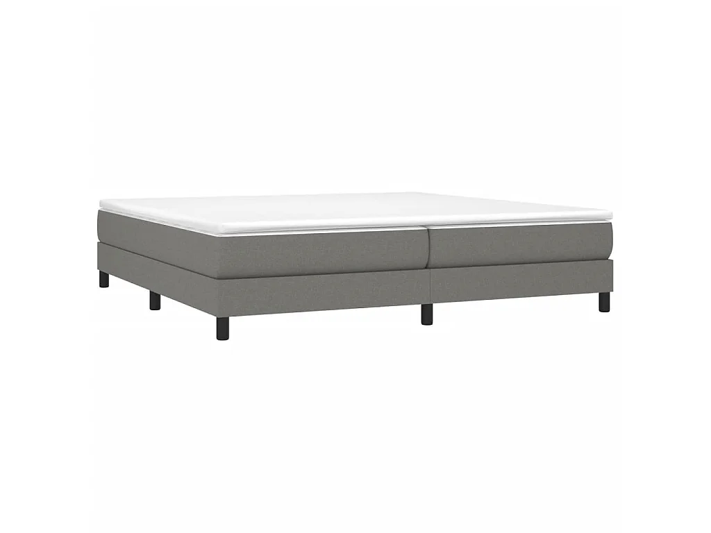 Cama tecido cinzento-escuro 200x200 cm PT908833