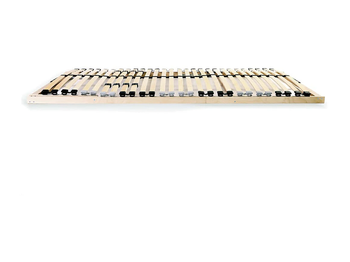 Sommier cadre à lattes avec 28 lattes 7 zones 80 x 200 cm WDW62120