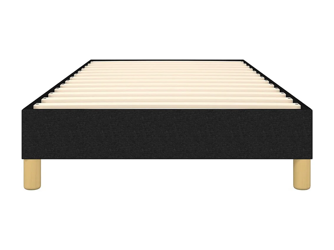 Cama em tecido 80x200 cm preto PT612680