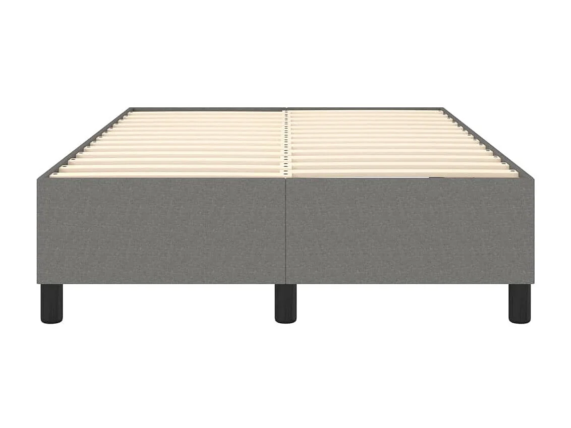 Cama 120x200 cm tecido cinzento-escuro PT146356