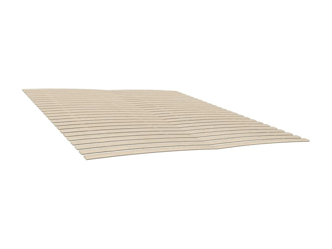 Sommiers cadre à lattes avec 48 lattes 2 pcs 100x200 cm WEW33914