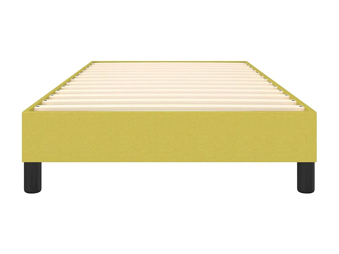 Cama com molas 90x200 cm tecido verde PT490555