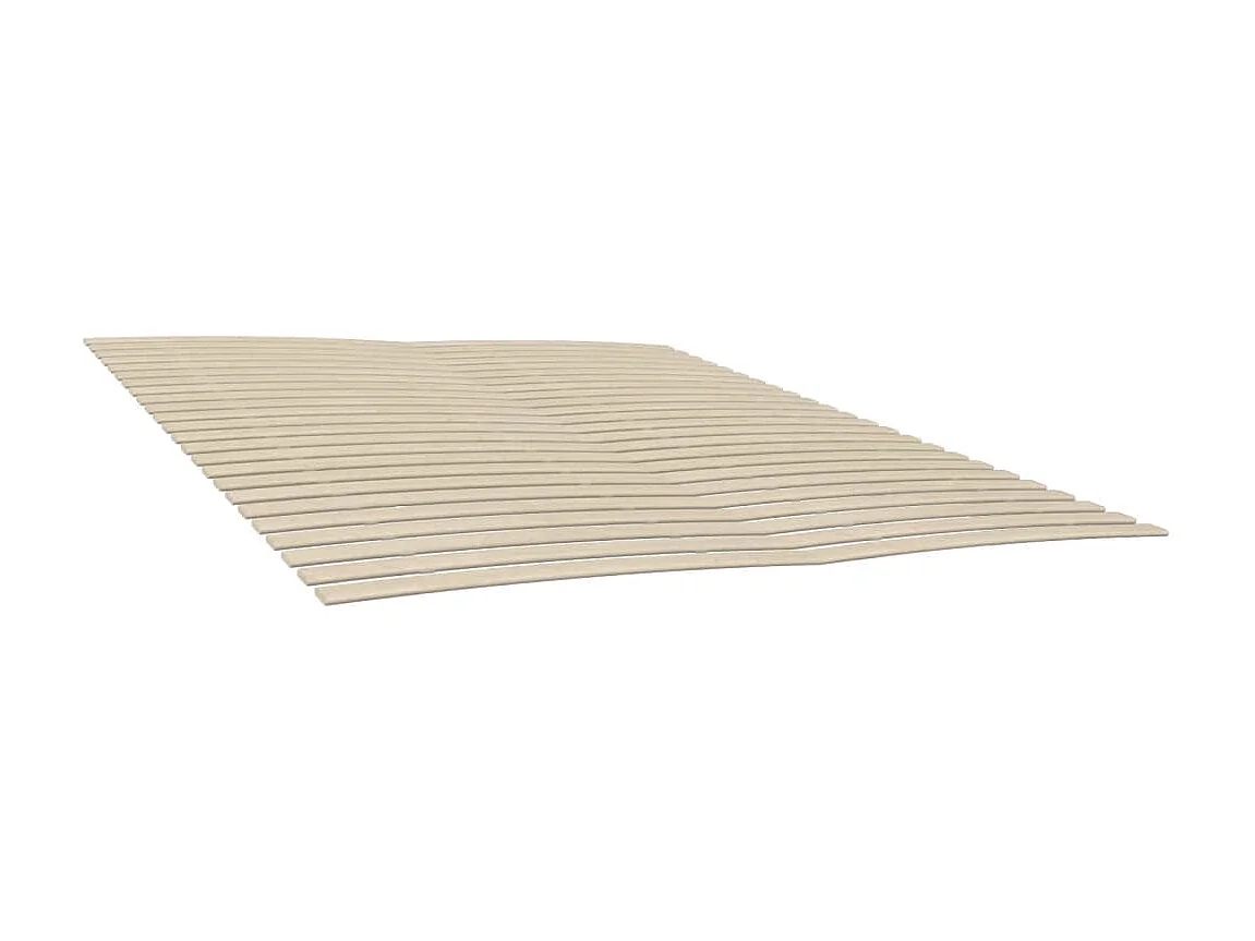 Sommiers cadre à lattes avec 48 lattes 2 pcs 90x200 cm WEW72984