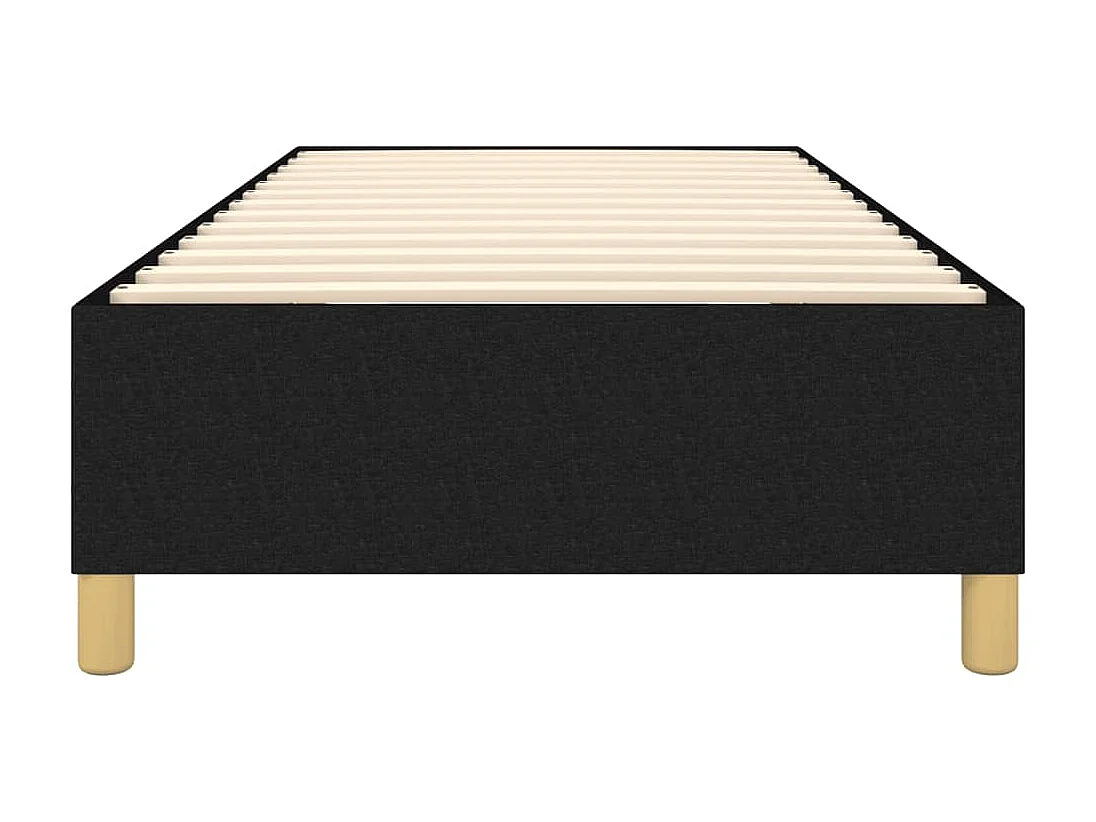 Cama em tecido 80x200 cm preto PT980634