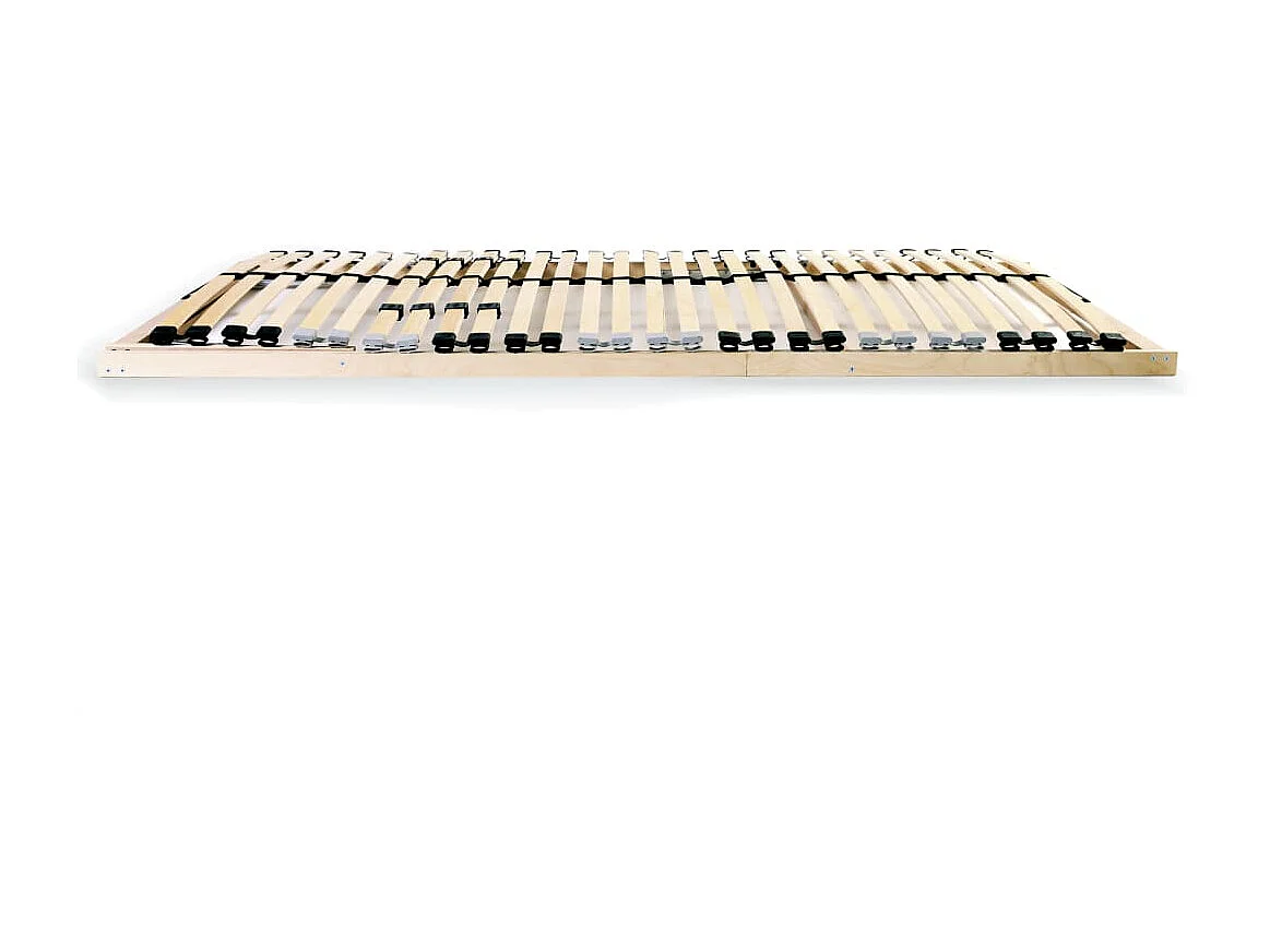 Sommier cadre à lattes avec 28 lattes 7 zones 120 x 200 cm WEW98831