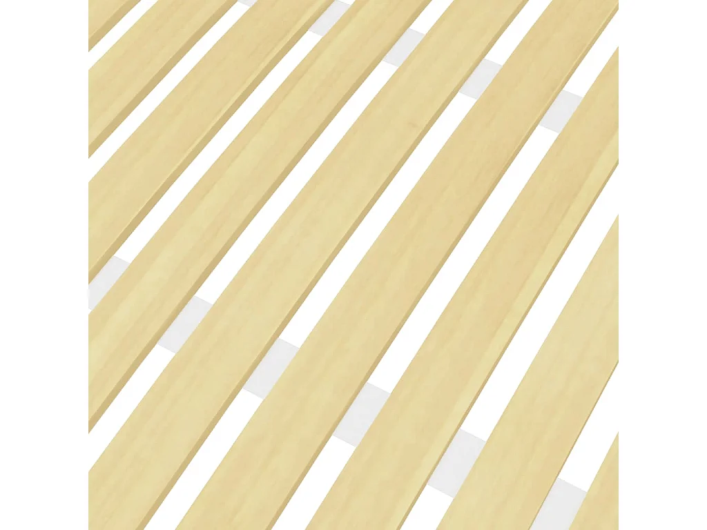 Sommier cadre à lattes avec 17 lattes 90x200 cm WDW64013