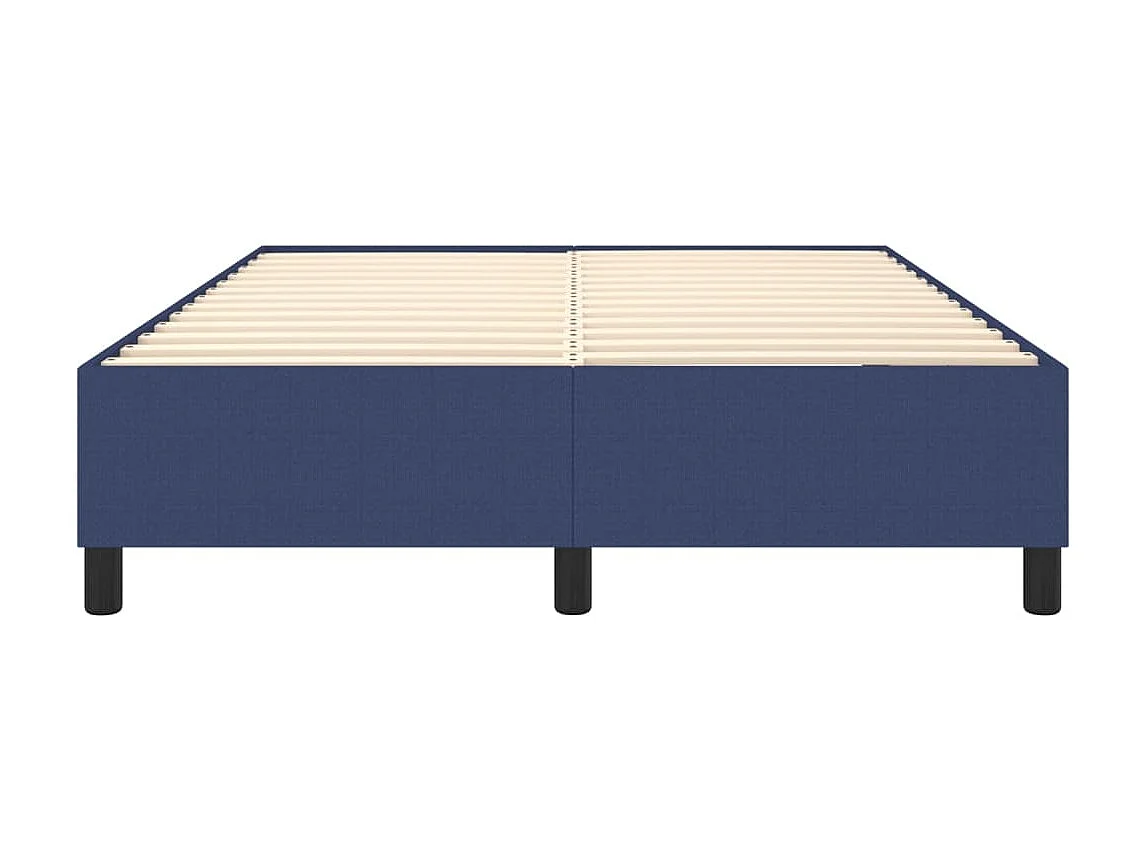 Cama 140x190 cm tecido azul PT142028