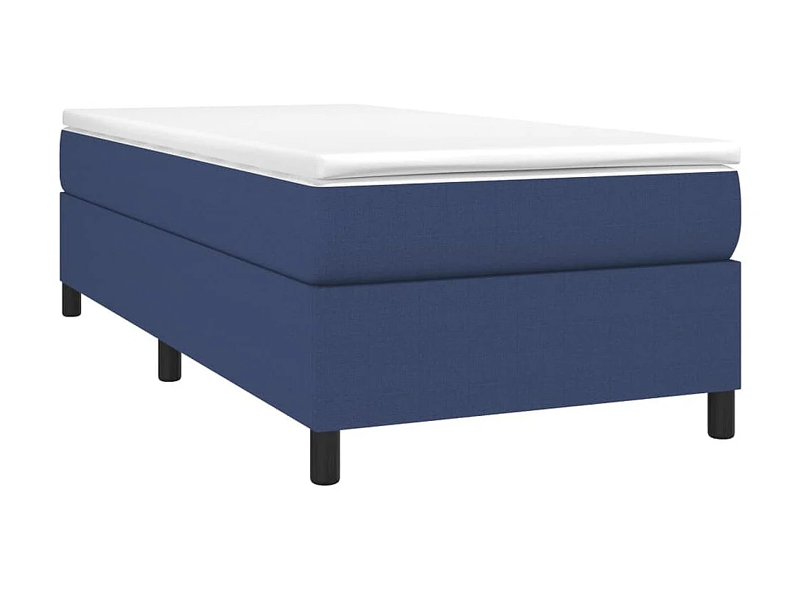 Cama 90x200 cm tecido azul PT700576