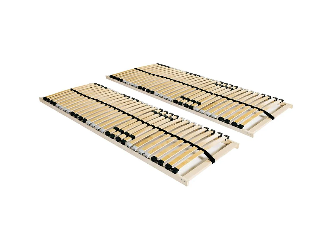 Lattenbodems 2 st met 28 latten 7 zones 70x200 cm NL519810
