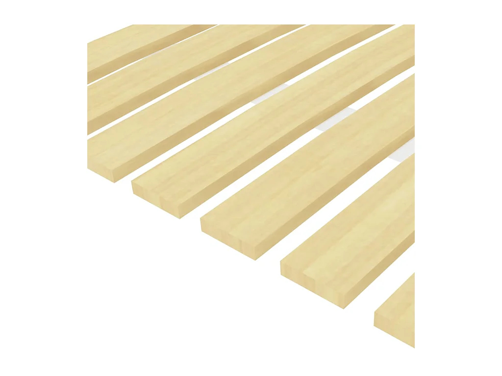 Sommier cadre à lattes avec 24 lattes 70x200 cm WDW22423