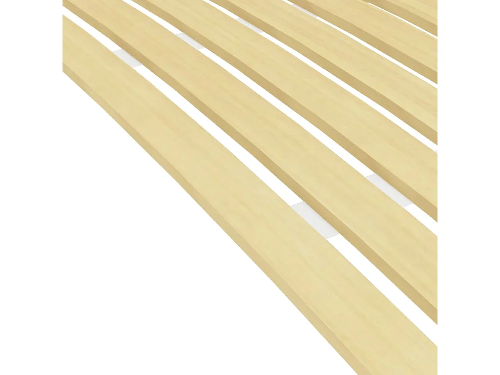Sommier cadre à lattes-90 x 200 cm avec 24 lattes- 90x200 cm POI80204