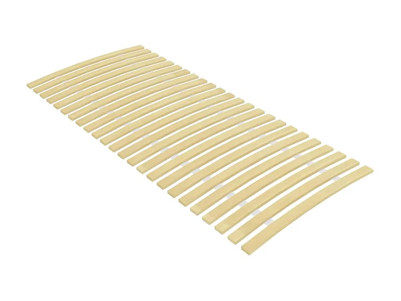 Sommier cadre à lattes-90 x 200 cm avec 24 lattes- 90x200 cm POI80204