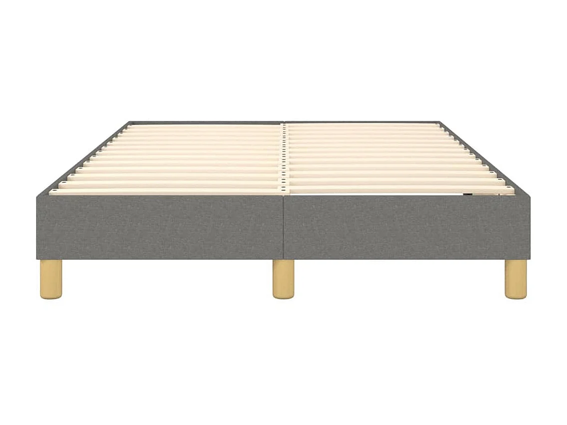 Cama 120x200 cm tecido cinzento-escuro PT838514