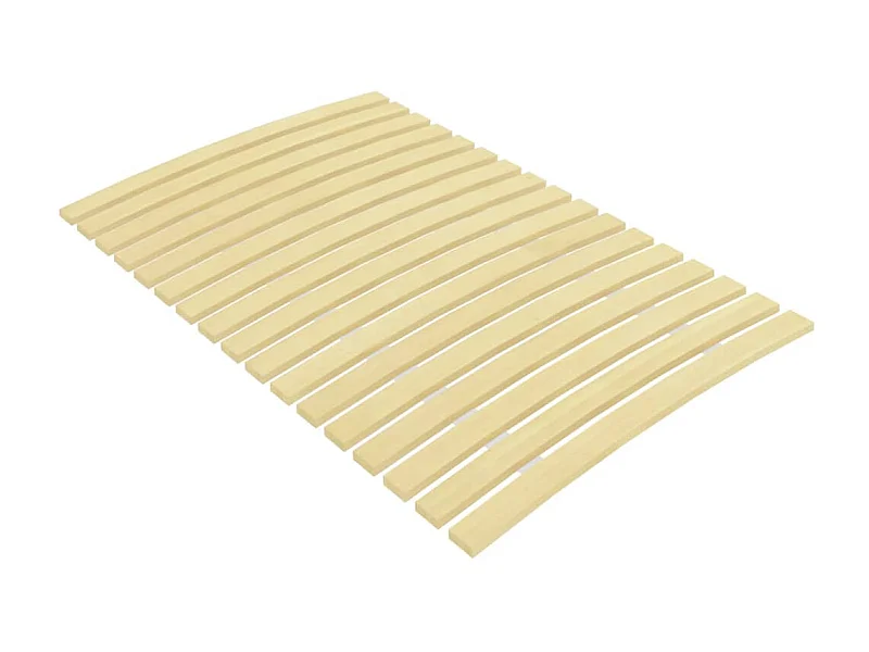Sommier cadre à lattes avec 17 lattes 80x200 cm WDW14634