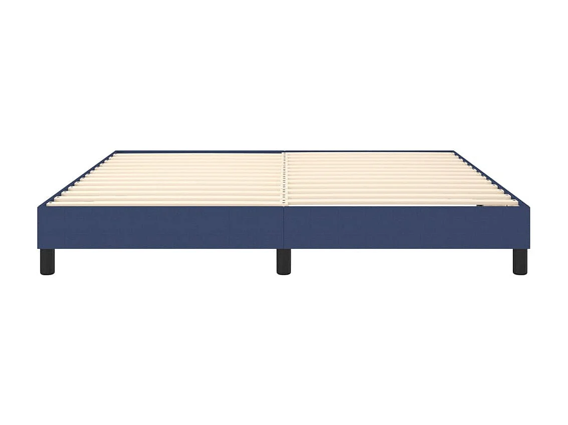 Somier de láminas- 160x200 cm de tela azul ES98114