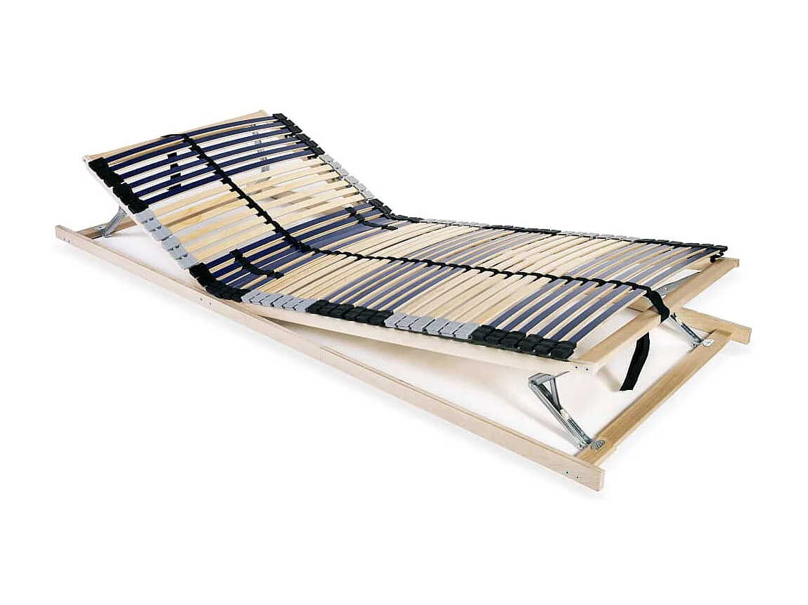 Sommier cadre à lattes avec 42 lattes 7 zones 70 x 200 cm WDW44670