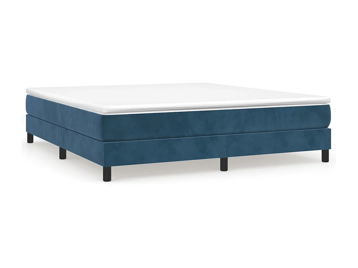 Bedframe fluweel donkerblauw 160x200 cm NL315239