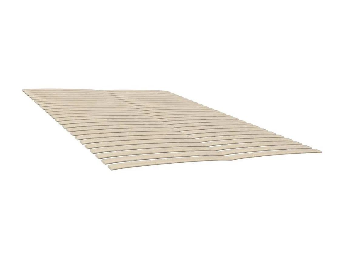 Sommiers cadre à lattes avec 48 lattes 2 pcs 70x200 cm WEW39505