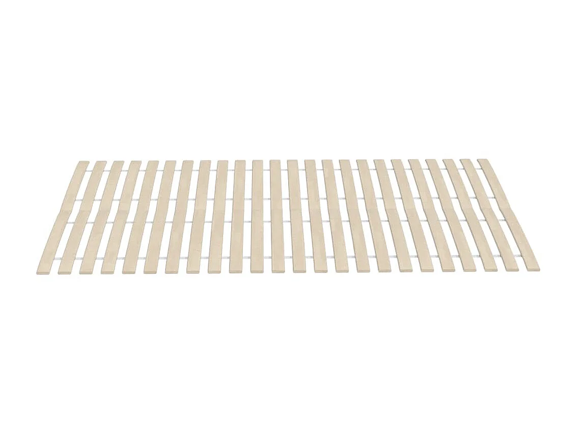 Sommiers cadre à lattes avec 48 lattes 2 pcs 70x200 cm WEW39505