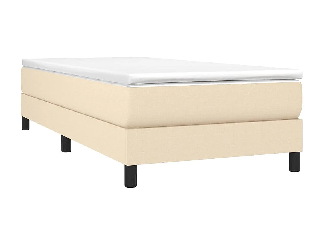 Cama tecido 100x200 cm cor creme PT218936
