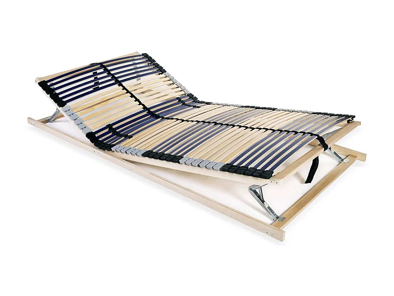 Sommier cadre à lattes avec 42 lattes 7 zones 100 x 200 cm WDW53882
