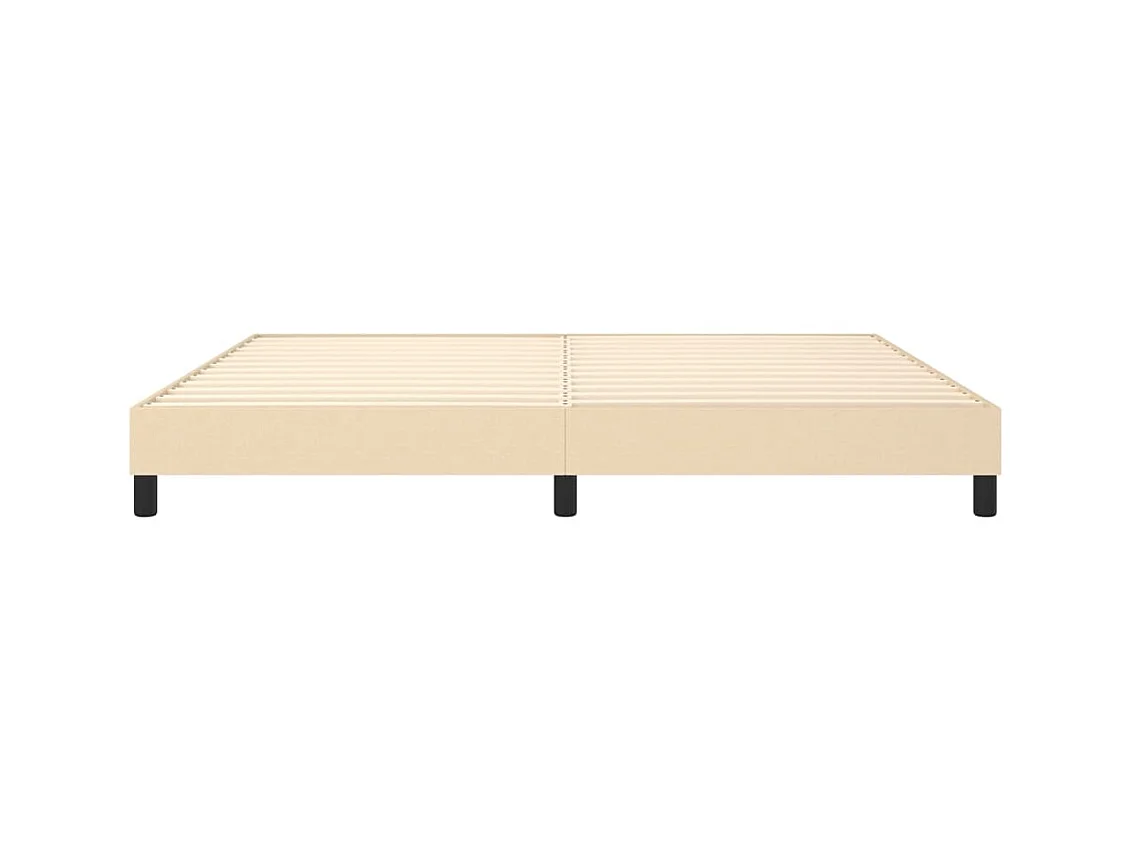 Cama tecido cor creme 200x200 cm PT758285