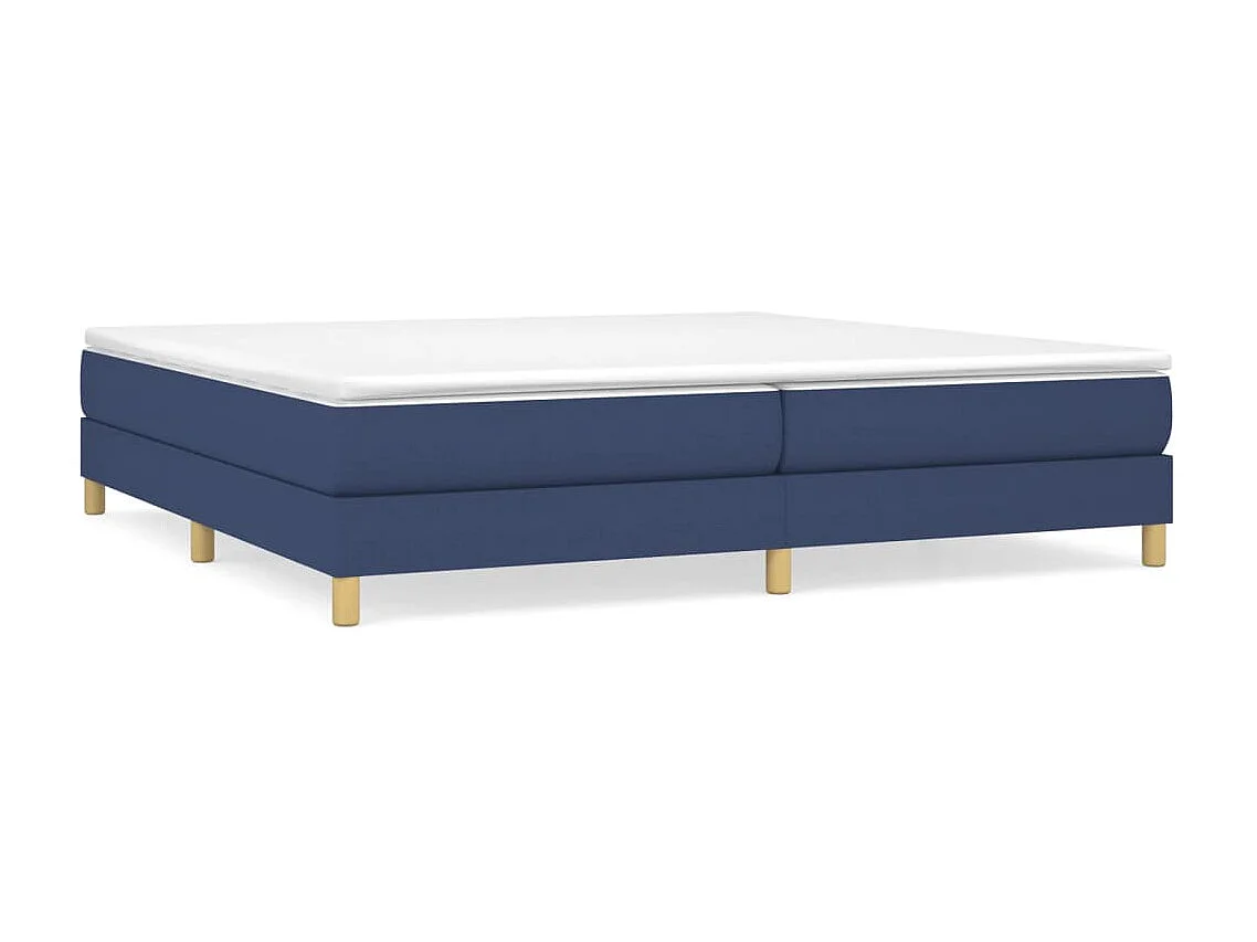 Somier de láminas- 200x200 cm de tela gris taupe azul ES30668