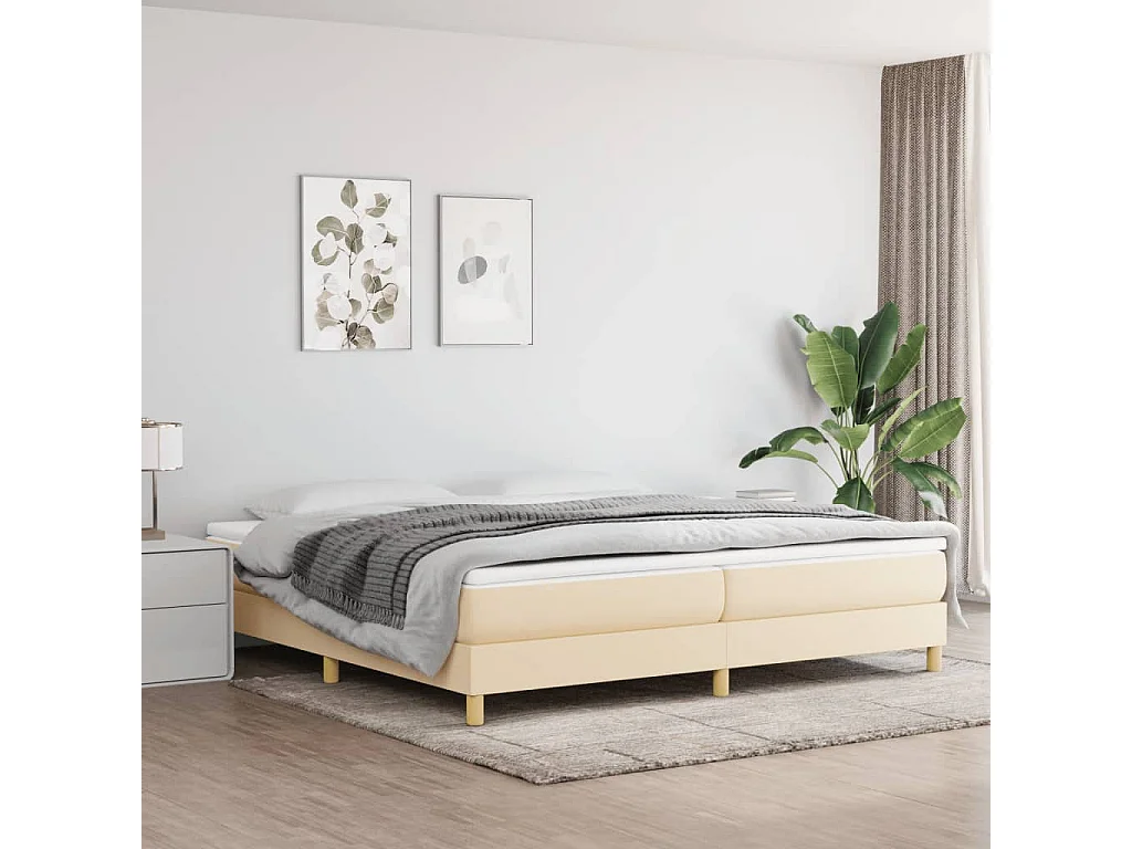 Cama - tecido cor creme 200x200 cm PT571416