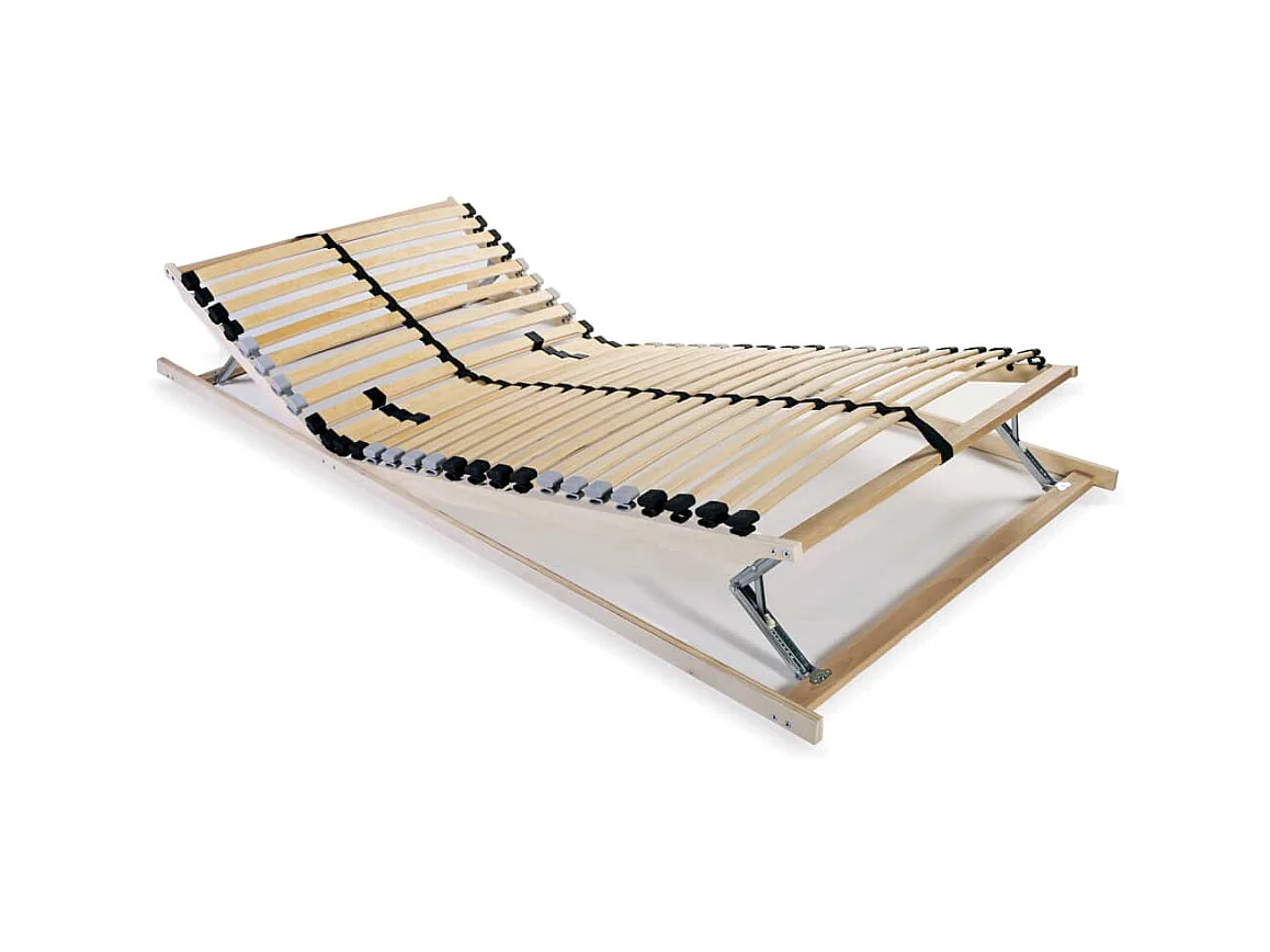 Lattenbodem met 28 latten 7 zones 90x200 cm NL594097
