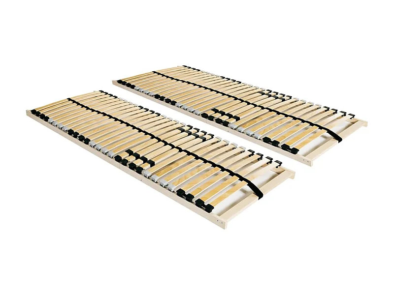 Lattenbodems 2 st met 28 latten 7 zones 90x200 cm NL937809