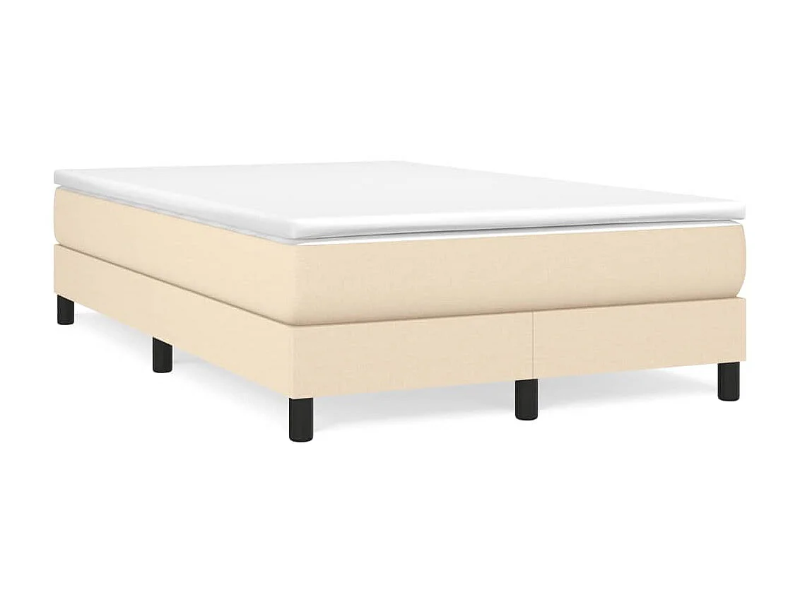 Cama com molas 120x200 cm tecido cor crème PT914494