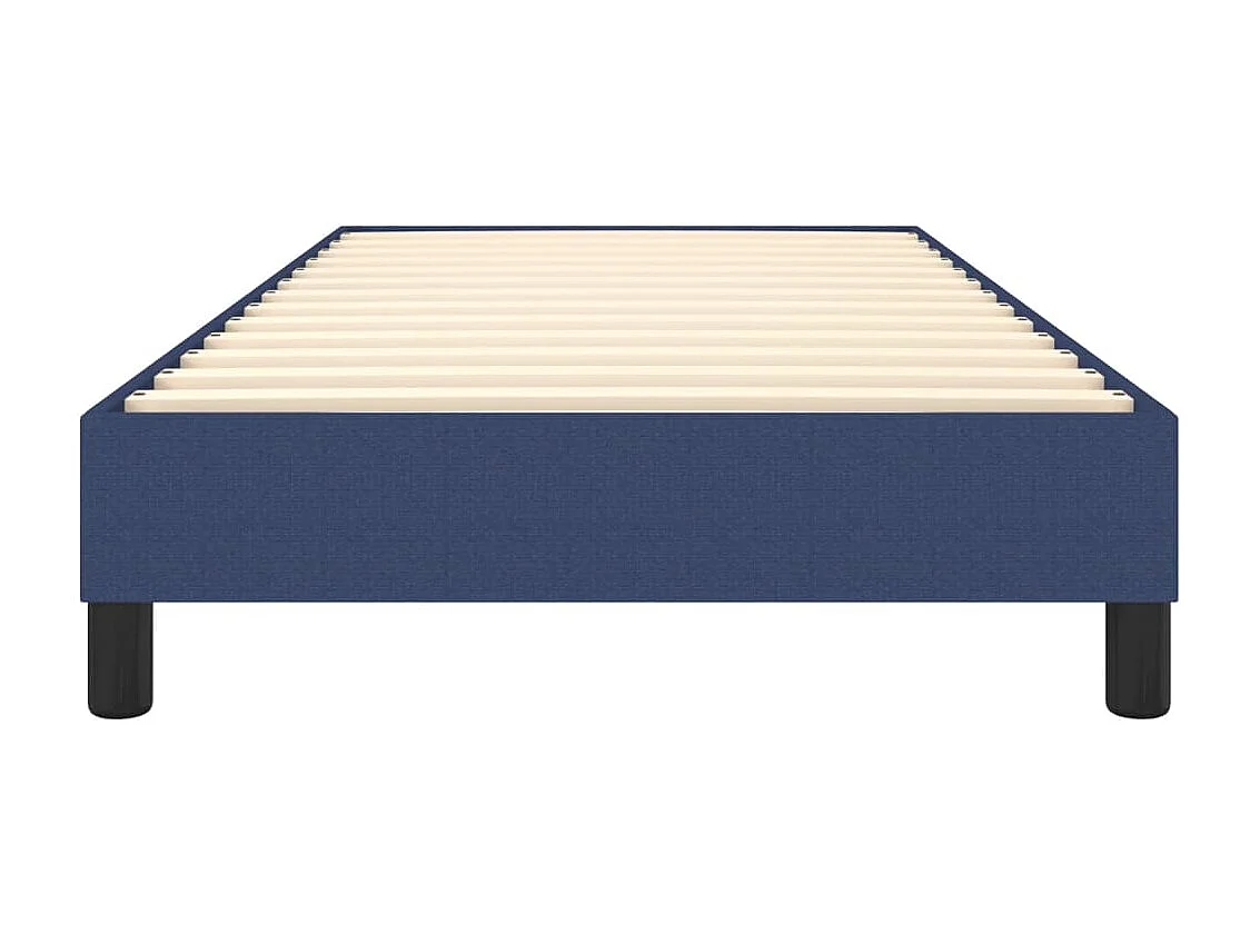 Sommier cadre à lattes de lit Bleu 80x200 cm Tissu UOP71542