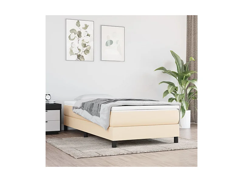 Cama em tecido 80x200 cm verde PT688425