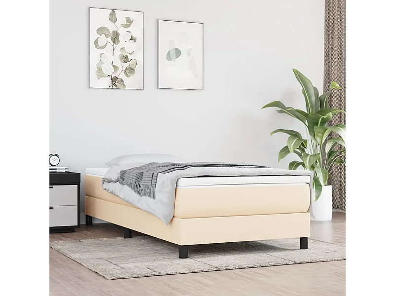 Cama em tecido 80x200 cm verde PT688425