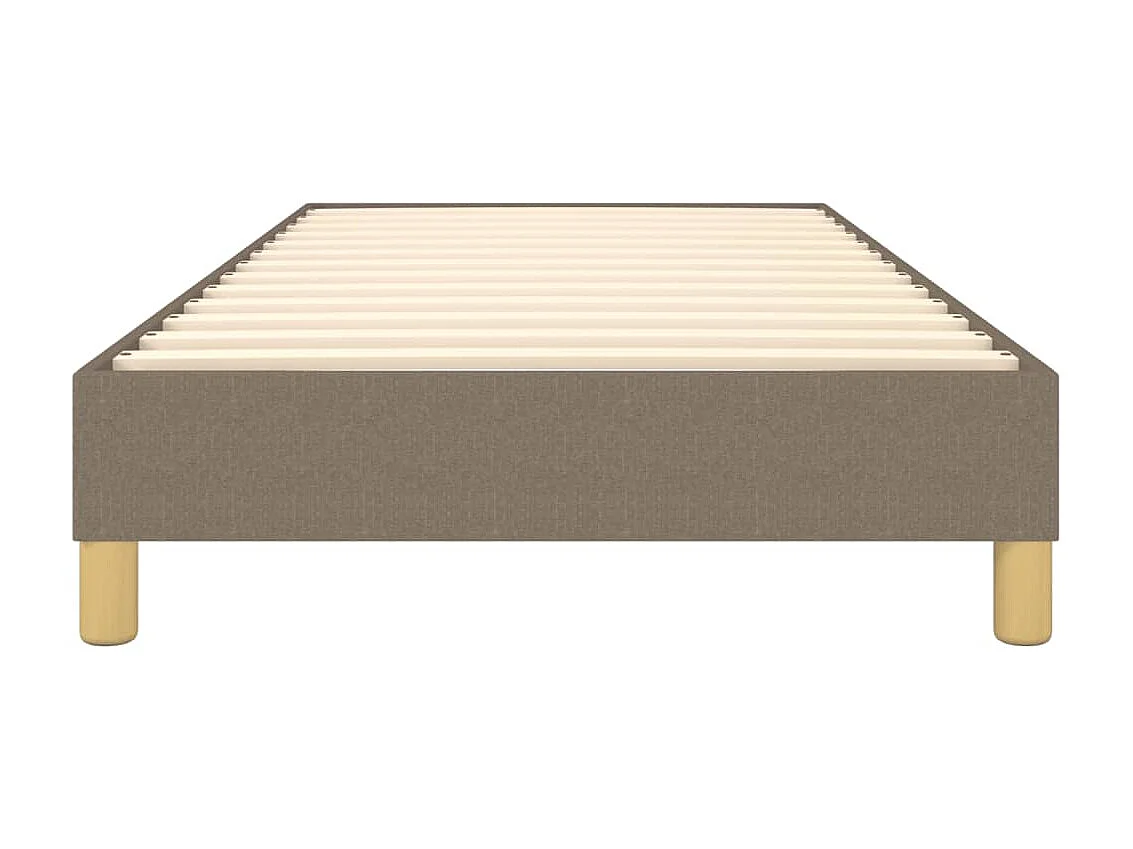 Cama - 90x190 cm tecido cinza-acastanhado PT134902