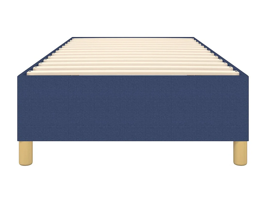 Somier de láminas- 90x200 cm de tela azul ES31757