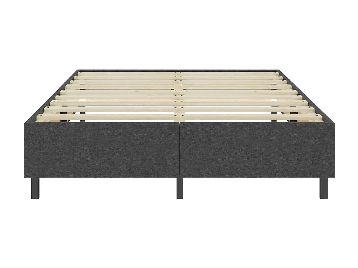 Cama 180x200 cm tecido cinzento PT167042