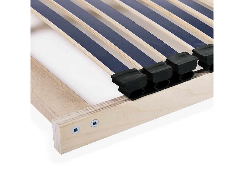 Sommier cadre à lattes avec 42 lattes 7 zones 100 x 200 cm WDW53967